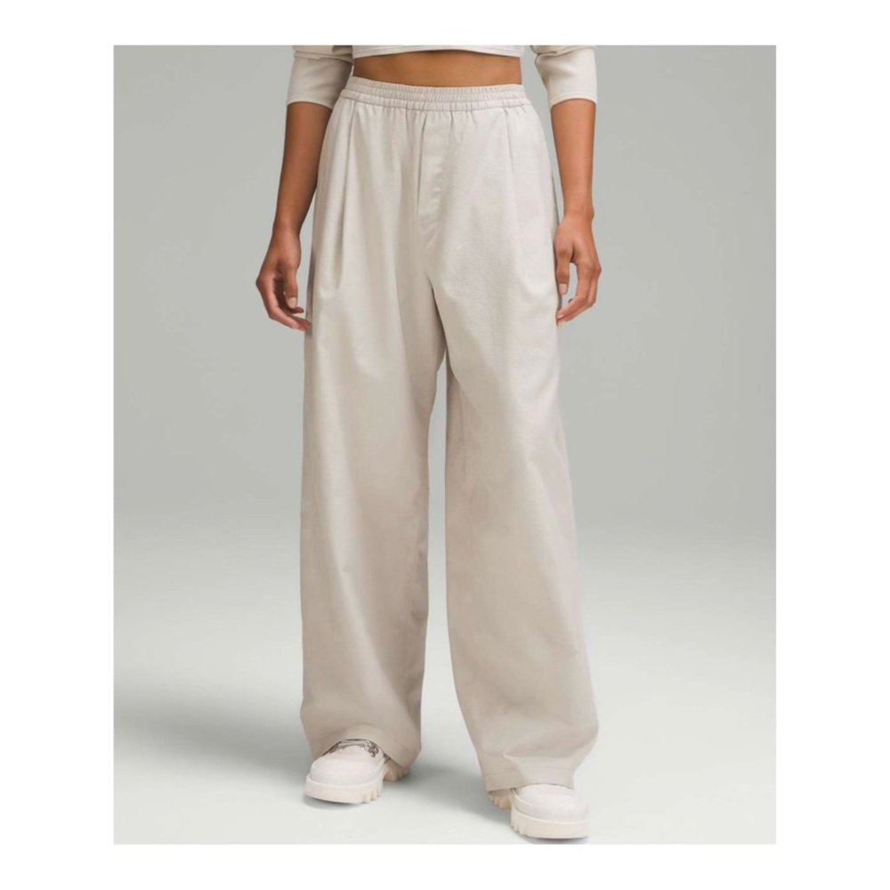 lab Jacquard Wide Leg Pant 31”